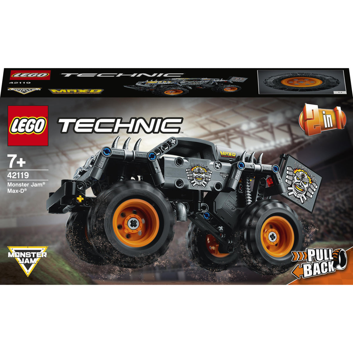 LEGO Technic - Monster Jam Max D 42119, 230 piese