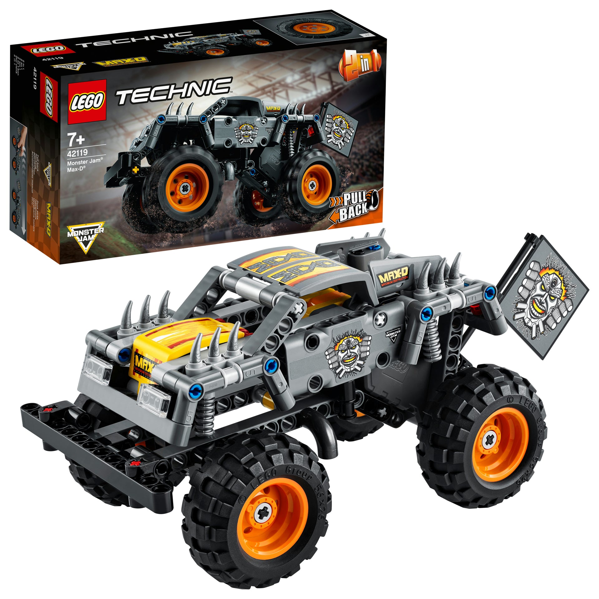 LEGO Technic - Monster Jam Max D 42119, 230 piese