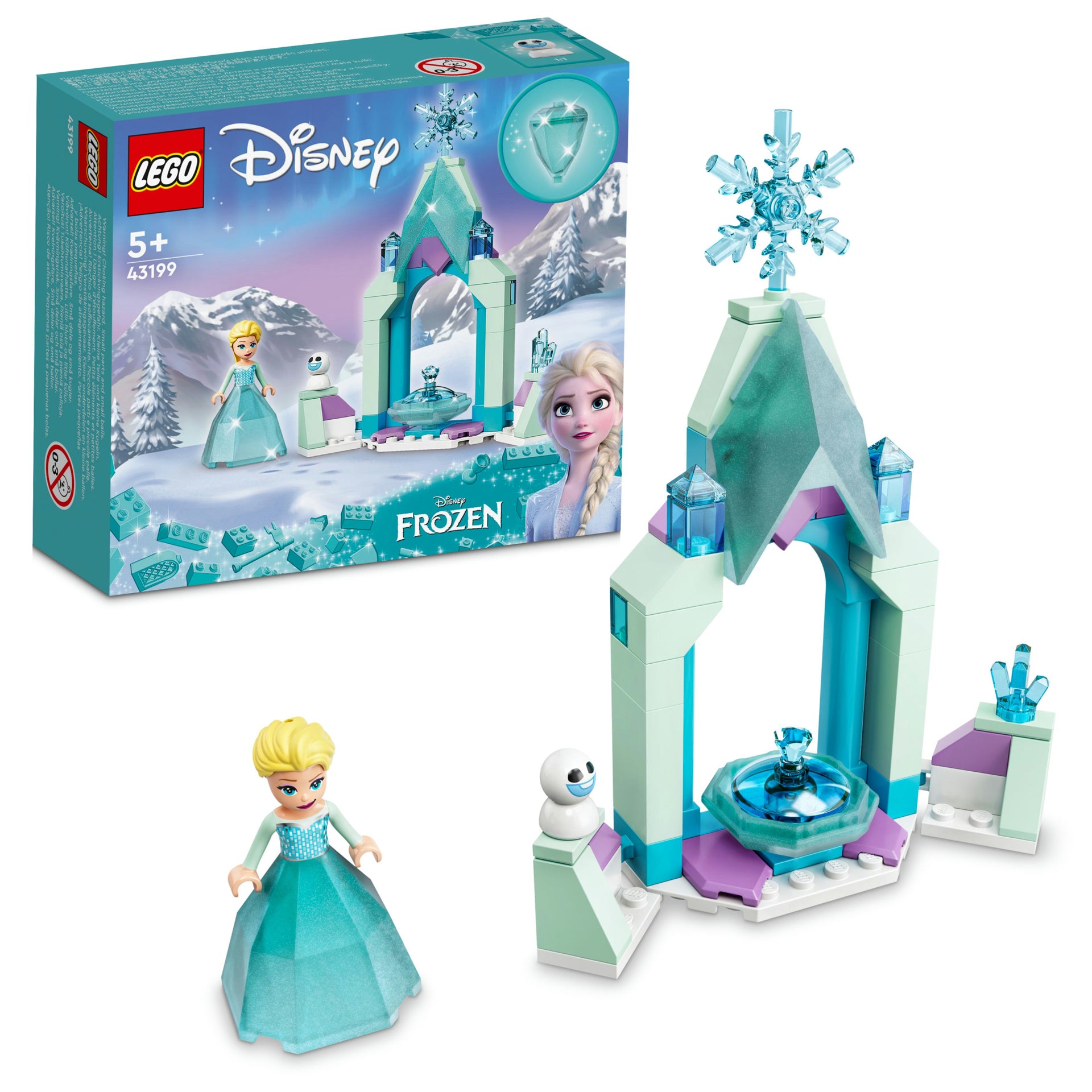 LEGO® Disney - Curtea Castelului Elsei 43199, 53 piese