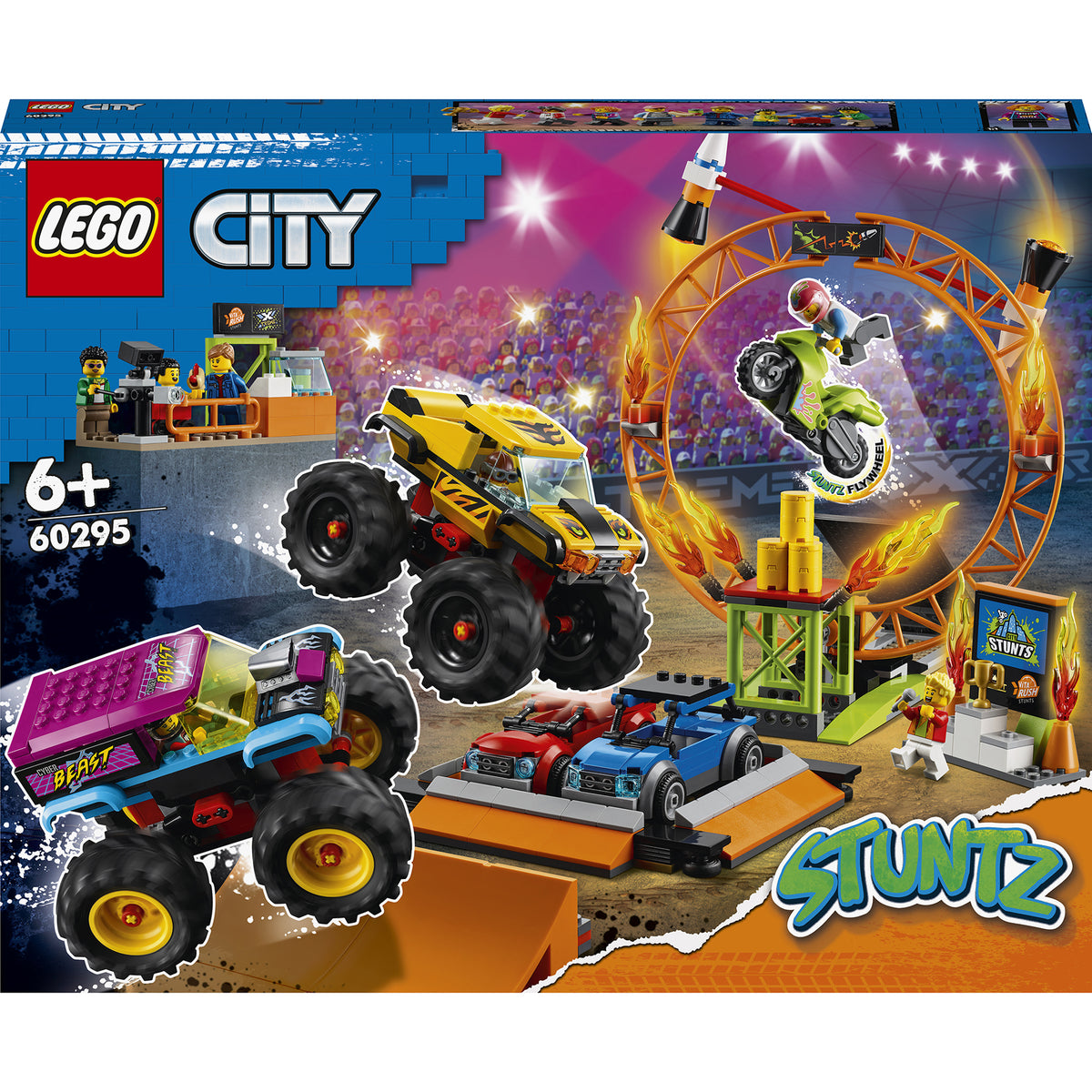 LEGO City Stuntz - Arena de cascadorii 60295, 668 piese