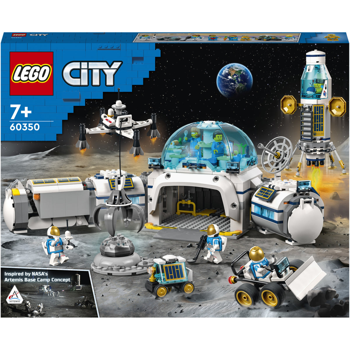 LEGO® City - Baza de cercetare selenara 60350, 786 piese