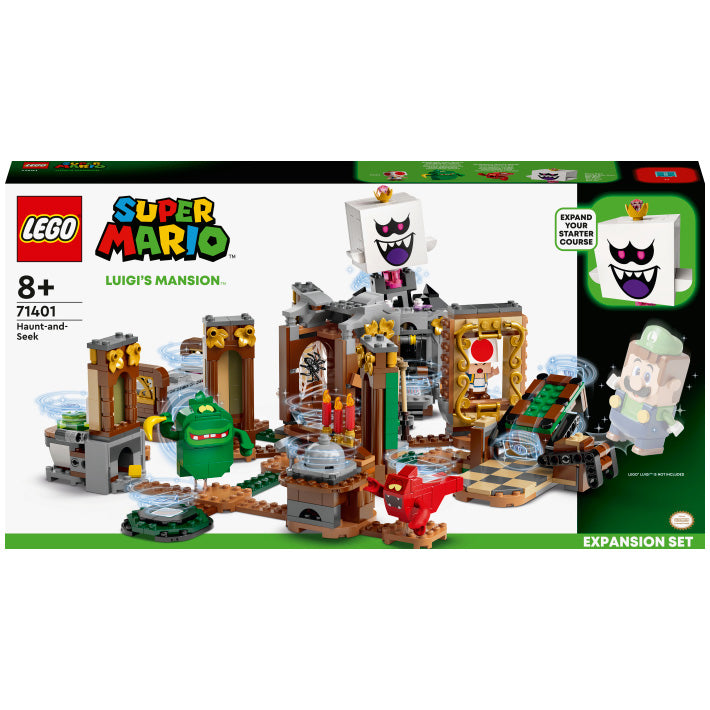 LEGO® Super Mario - Set de extindere De-a v-ati ascunselea in Luigi’s Mansion™ 71401, 877 piese