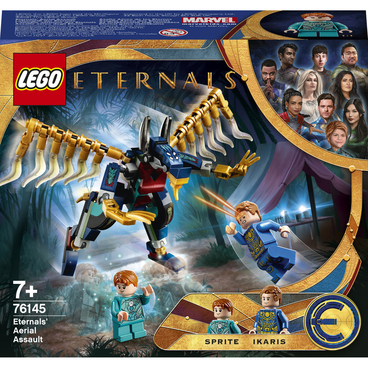 LEGO Super Heroes - Asaltul aerian al Eternilor 76145, 133 piese