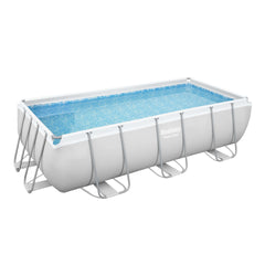 Piscina Power Steel cu cadru metalic 404 x 201 cm, scara si pompa de filtru inclus, 56441