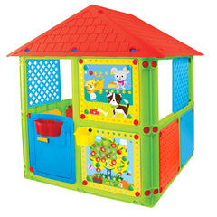 Casuta de joaca de exterior Mochtoys Smart House, 115 x 106 x 128 cm, 12323