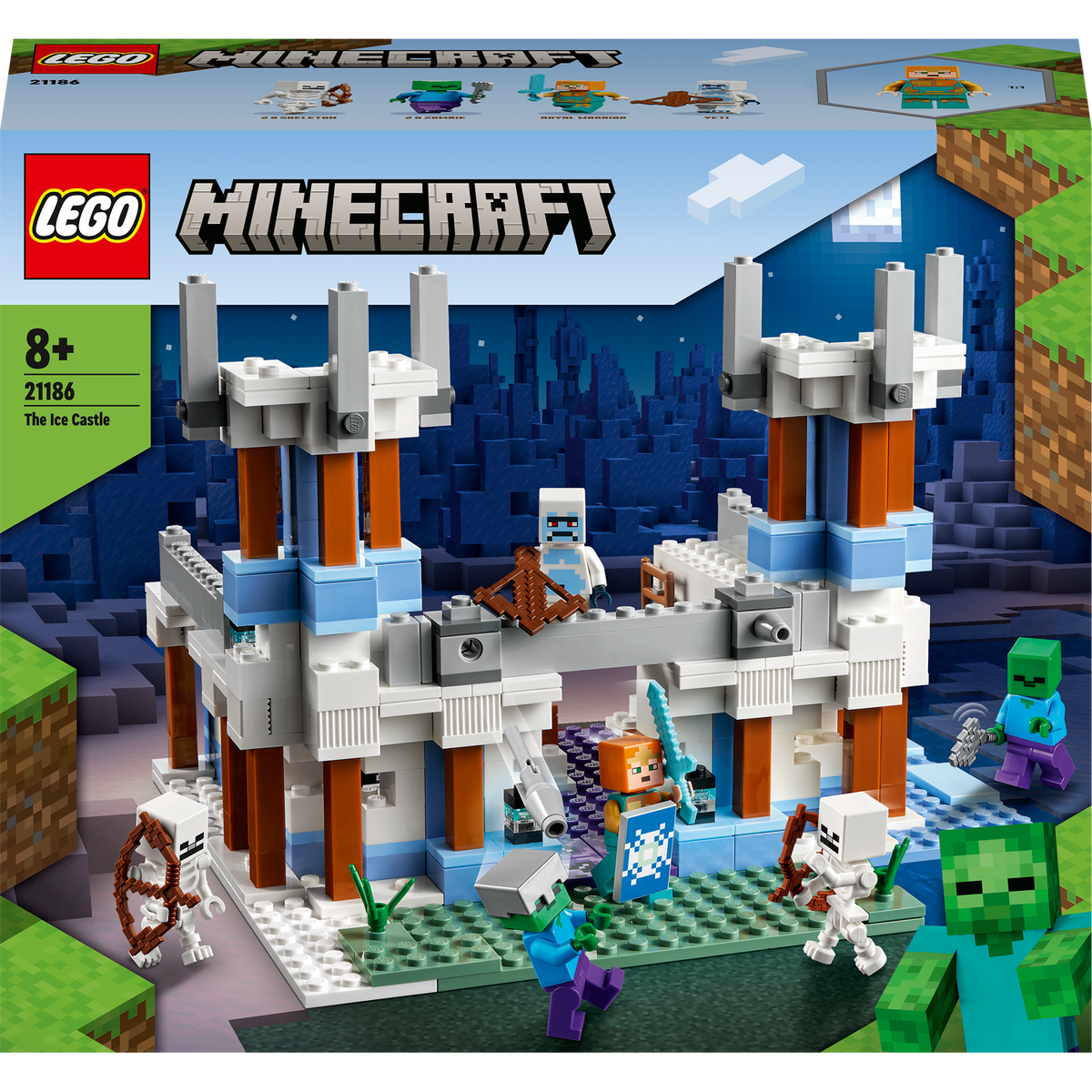 LEGO® Minecraft® - Castelul de gheata 21186, 499 piese