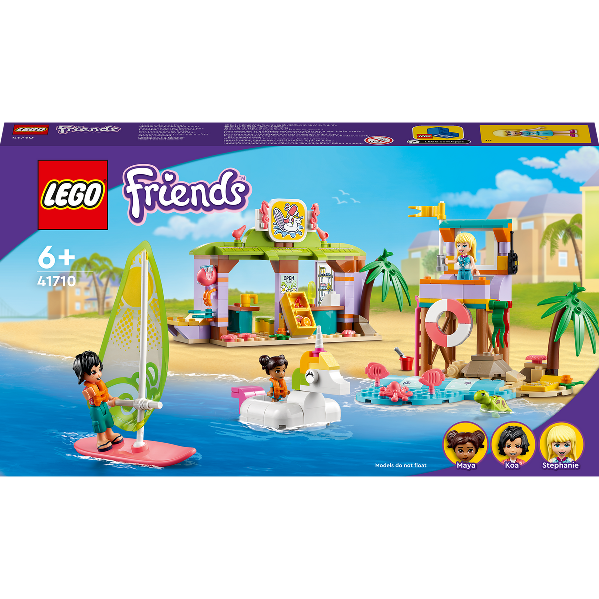 LEGO® Friends - Distractie pe plaja de surf 41710, 288 piese