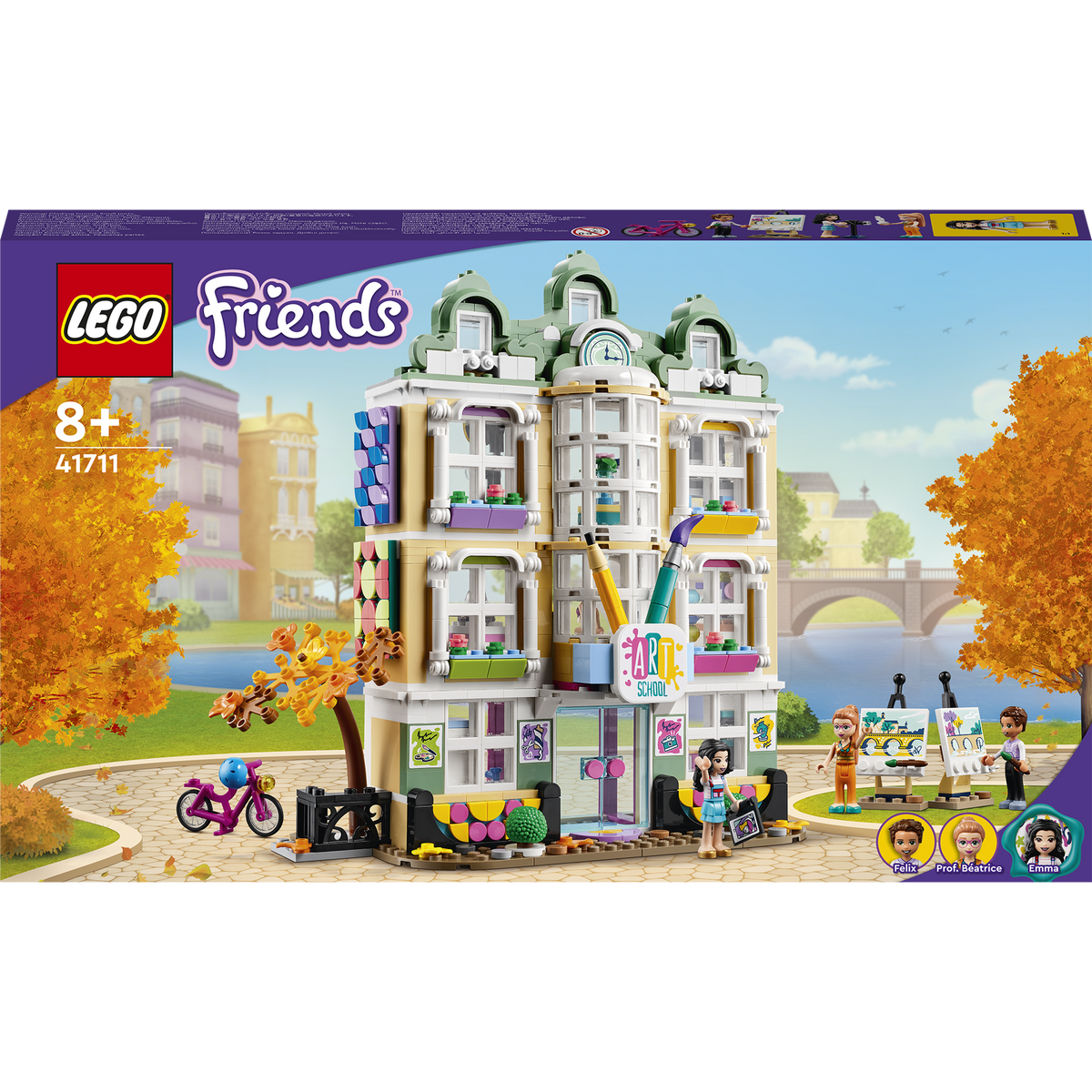 LEGO® Friends - Scoala de arte a Emmei 41711, 844 piese