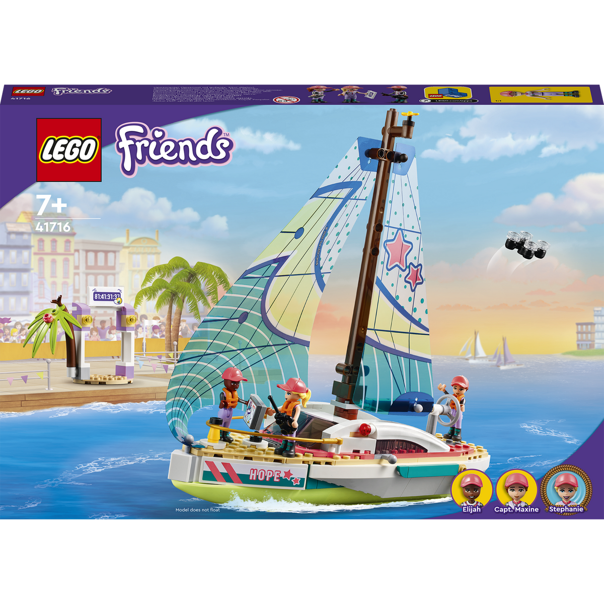 LEGO® Friends - Aventura nautica a lui Stephanie 41716, 304 piese