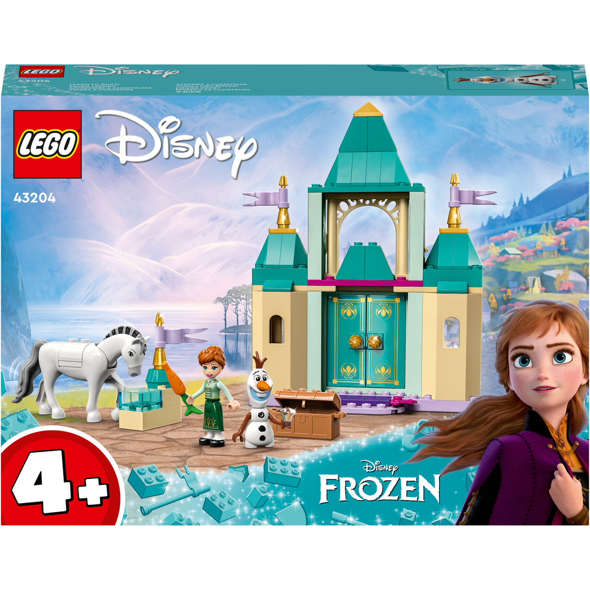 LEGO® Disney - Distractie la castel cu Anna si Olaf 43204, 108 piese