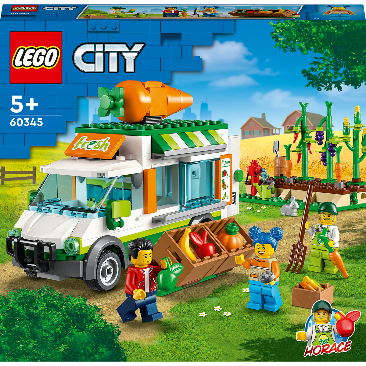 LEGO® City - Furgoneta fermierului 60345, 310 piese