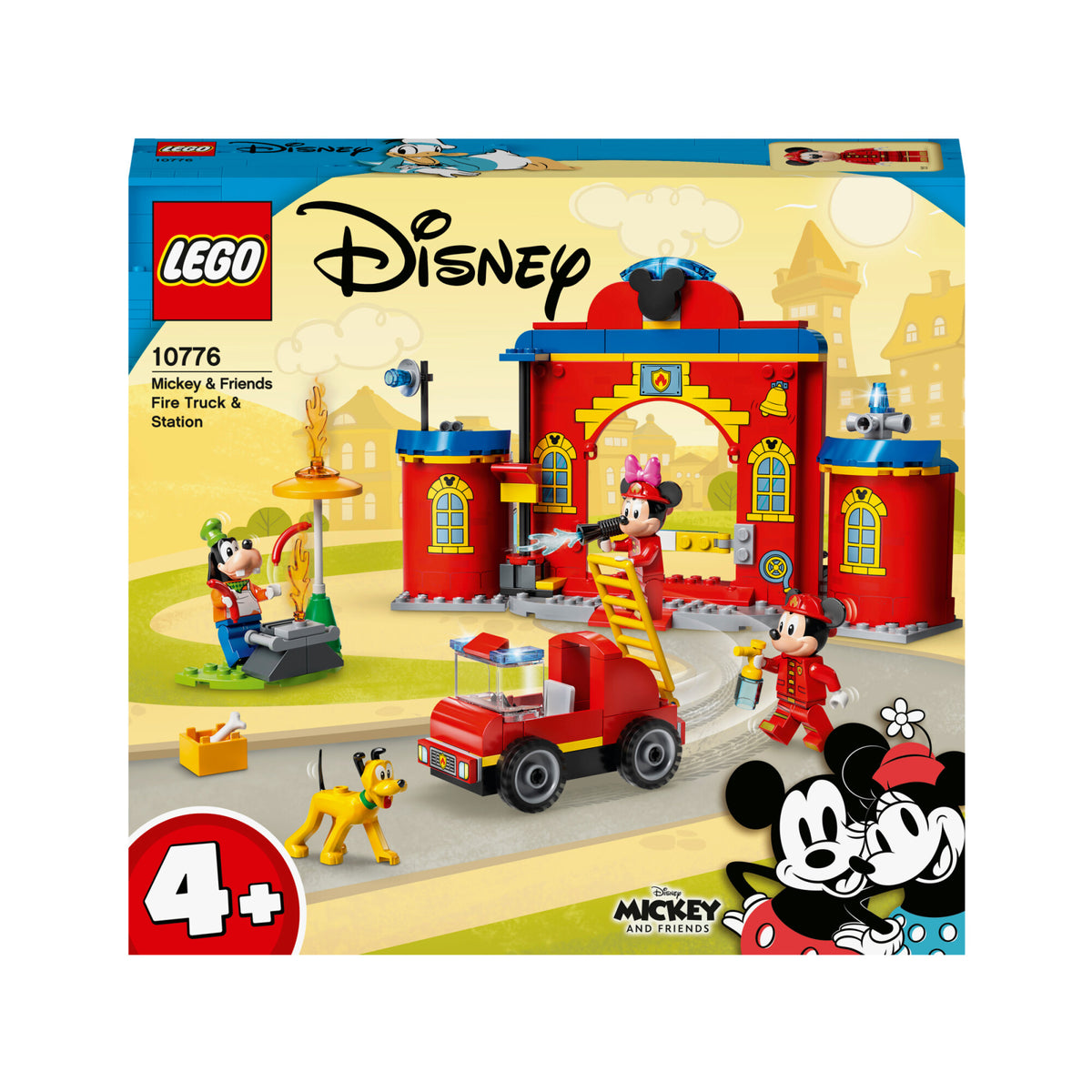 LEGO Disney Mickey and Friends - Statia si camionul de pompieri ale lui Mickey si prietenilor sai 10776, 144 piese