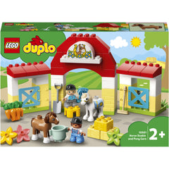 LEGO DUPLO - Grajdul poneilor 10951, 65 piese