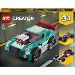 LEGO® Creator 3 in 1 - Masina de curse pe sosea 31127, 258 piese