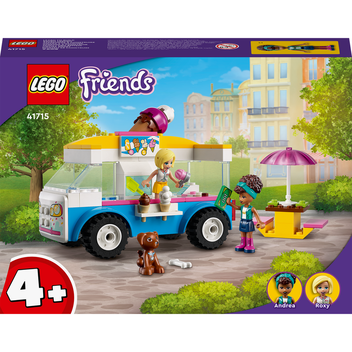 LEGO® Friends - Furgoneta cu inghetata 41715, 84 piese