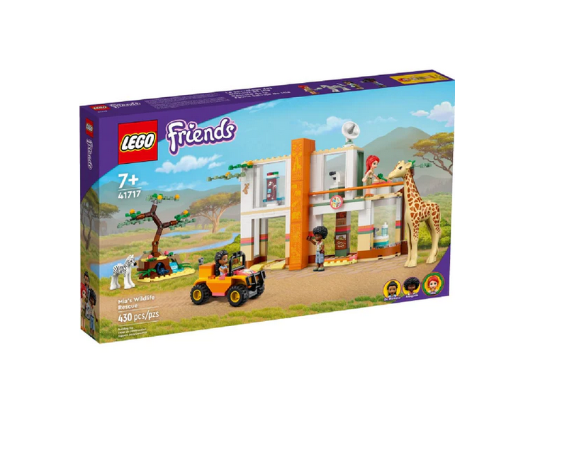 LEGO® Friends - Salvarea animalelor salbatice cu Mia 41717, 430 piese