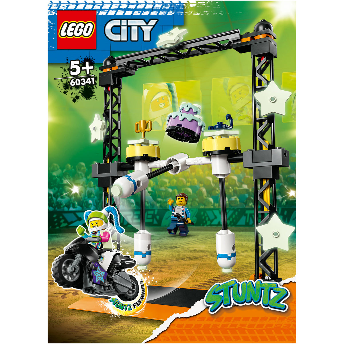 LEGO® City - Provocarea de cascadorii cu daramare 60341, 117 piese