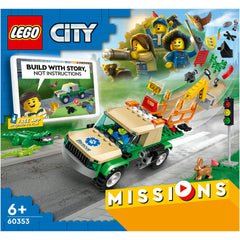 LEGO® City - Misiuni de salvare a animalelor salbatice 60353, 246 piese