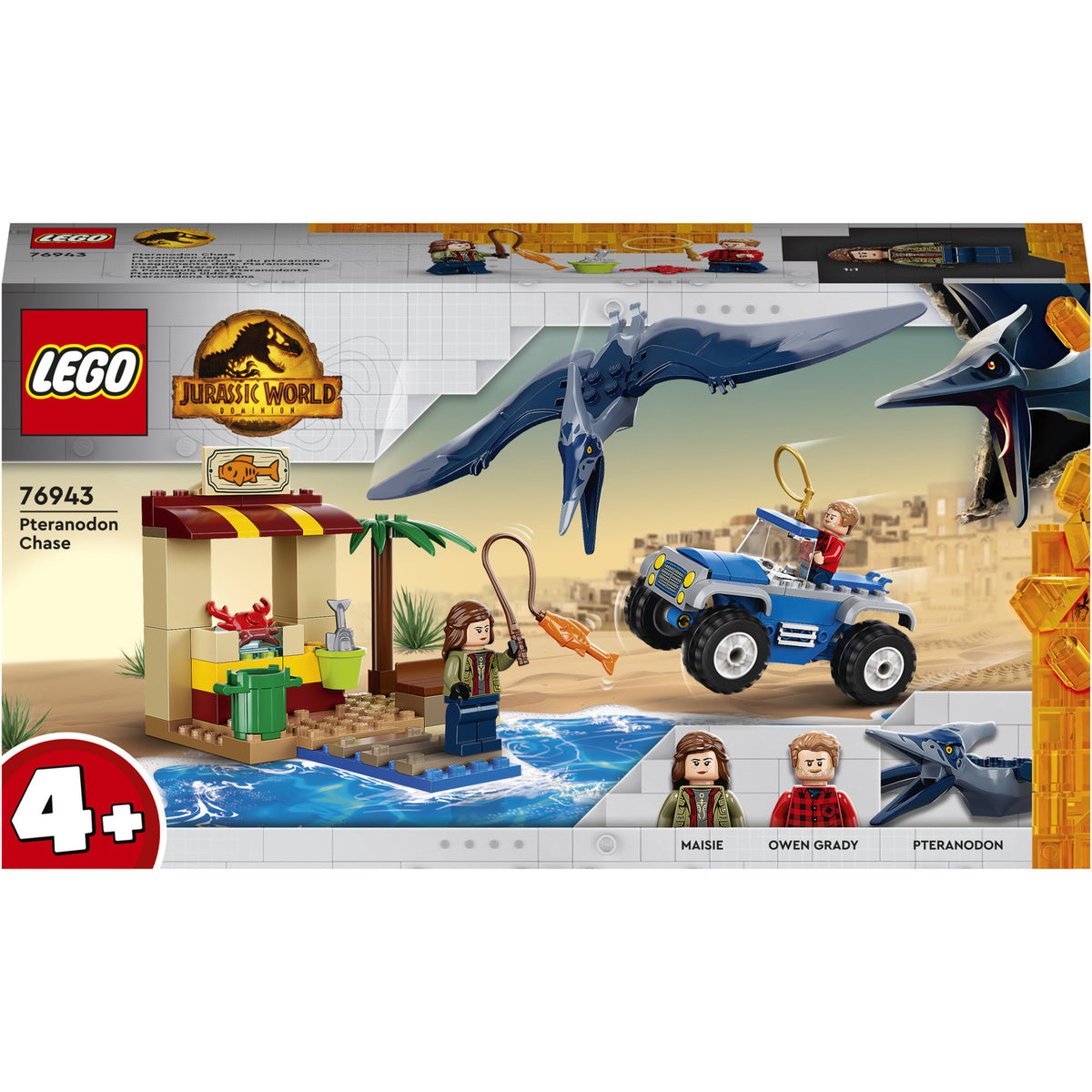 LEGO® Jurassic World - World Urmarirea Pteranodonului 76943, 94 piese