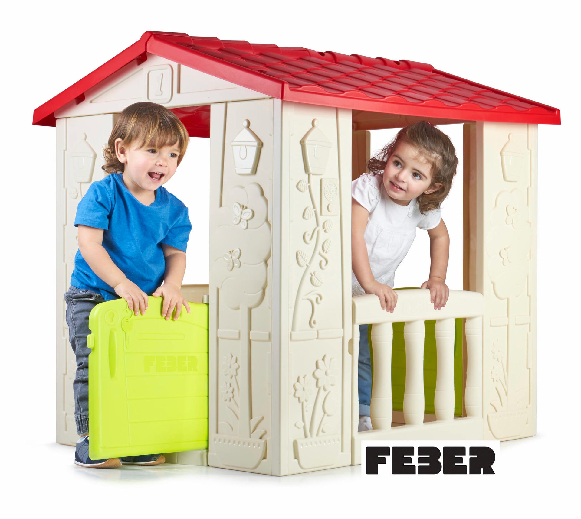 Casuta de joaca de exterior pentru copii Happy, Feber, FB 12380