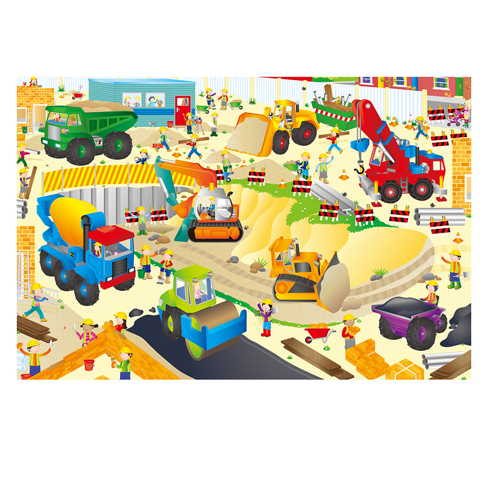 Puzzle gigant Galt, Santier de constructii