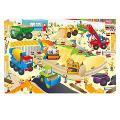 Puzzle gigant Galt, Santier de constructii