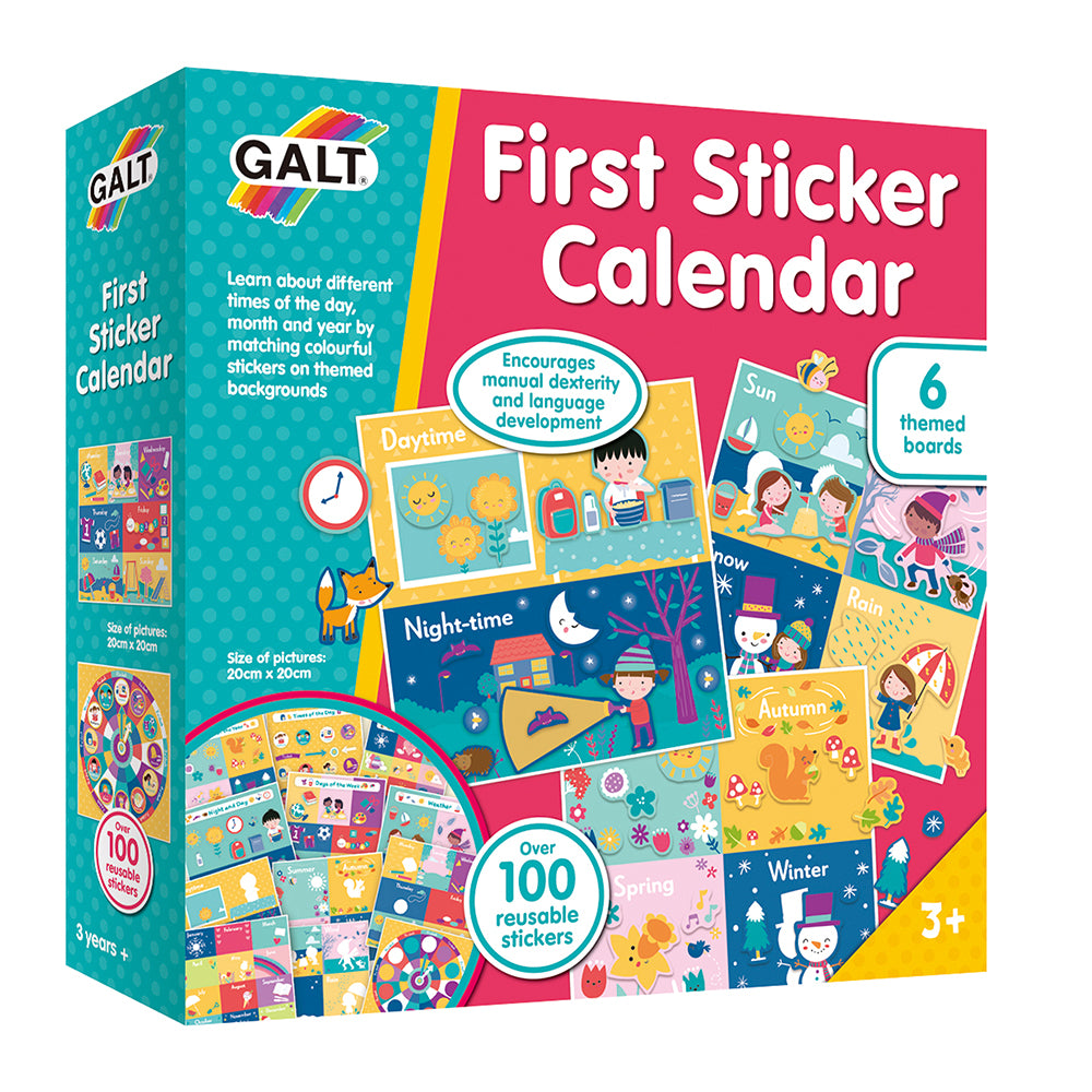 Calendar cu Abtibilduri First Sticker Calendar Galt