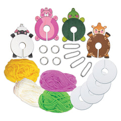 Set de fabricare brelocuri Fluffy Friends pentru copii , Galt, 1005428