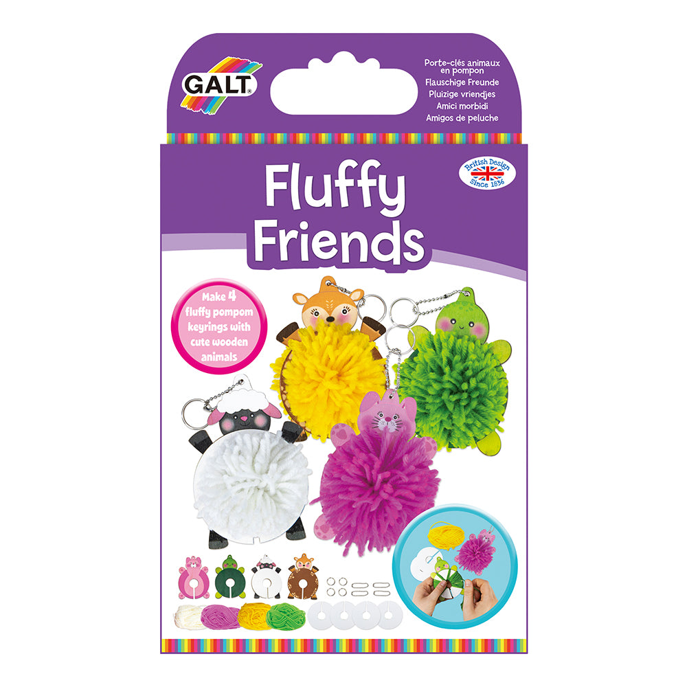 Set de fabricare brelocuri Fluffy Friends pentru copii , Galt, 1005428