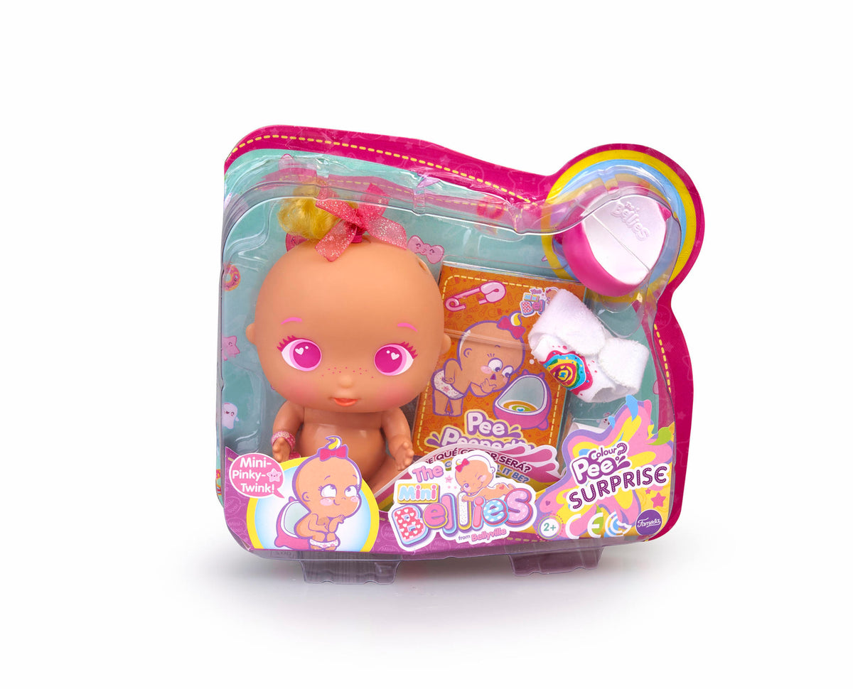 Bebelus The Mini Bellies Mini pinky Twink fetita cu par galben 15539-29662