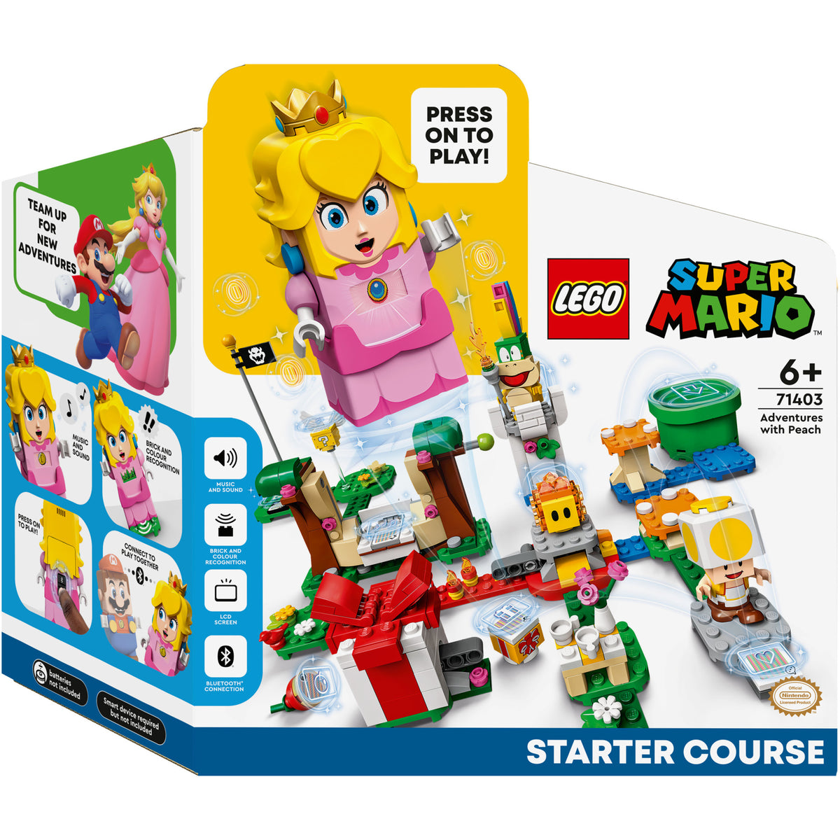 LEGO® Super Mario™ - Set de baza - Aventuri cu Peach 71403, 354 piese