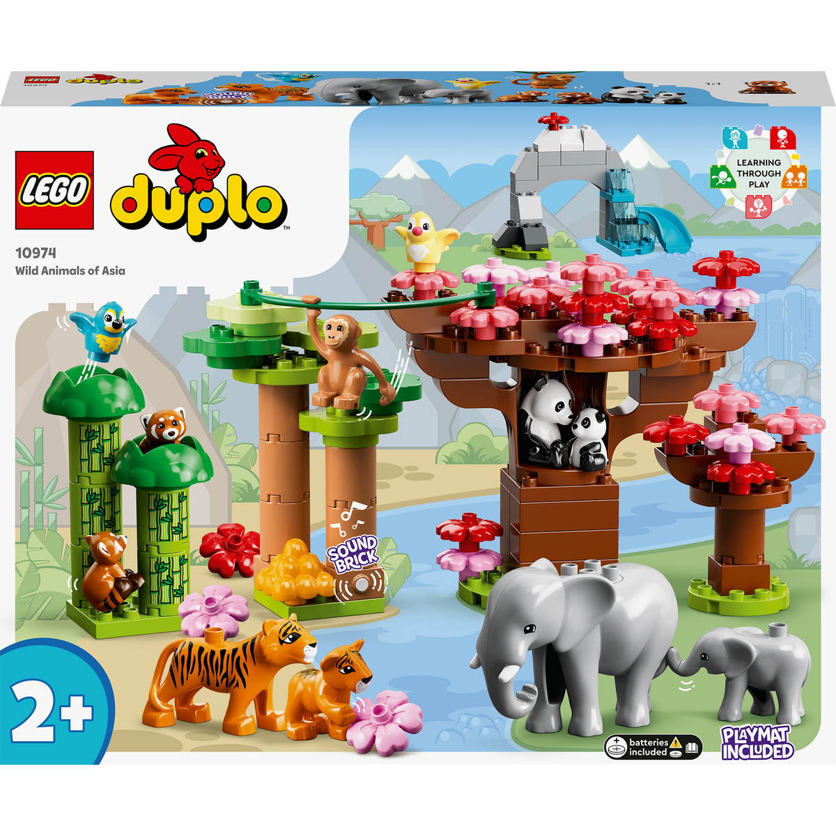 LEGO® DUPLO® - Animale salbatice din Asia 10974, 117 piese