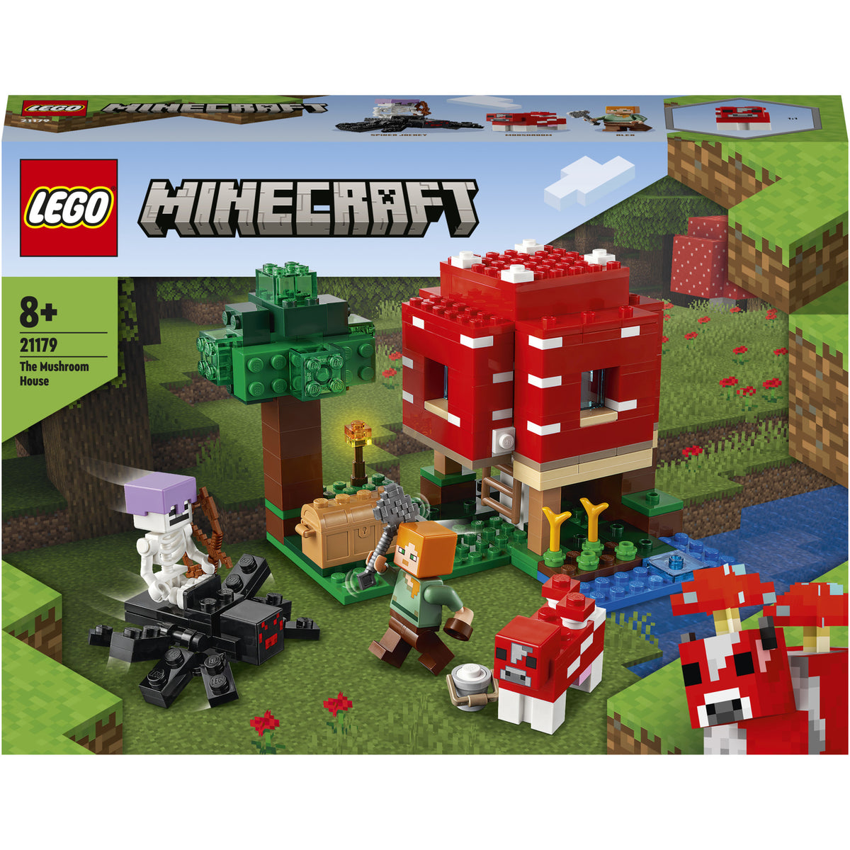 LEGO® Minecraft - Casa Ciuperca 21179, 272 piese