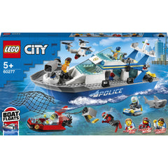 LEGO City - Nava de patrulare a politiei 60277, 276 piese