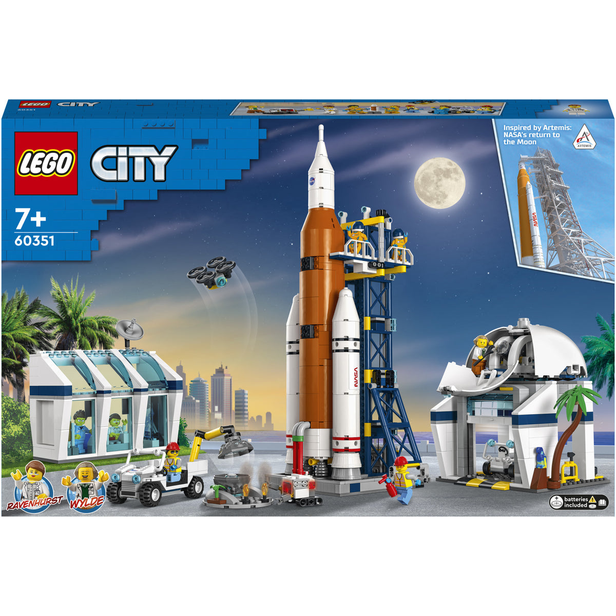 LEGO® City - Centru de lansare a rachetelor 60351, 1010 piese