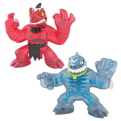 Figurine elastica Goo Jit Zu Dino X-Ray 2 buc Thrash vs Veraptz 41120-41192