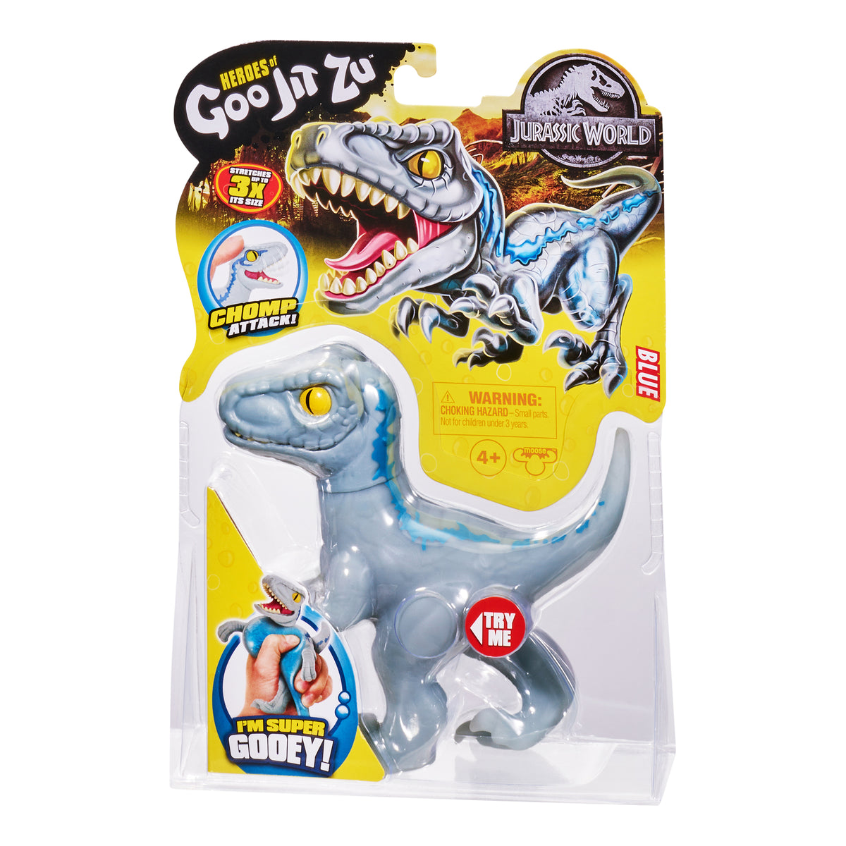 Figurina elastica Goo Jit Zu Jurassic World Blue 41302M-41303