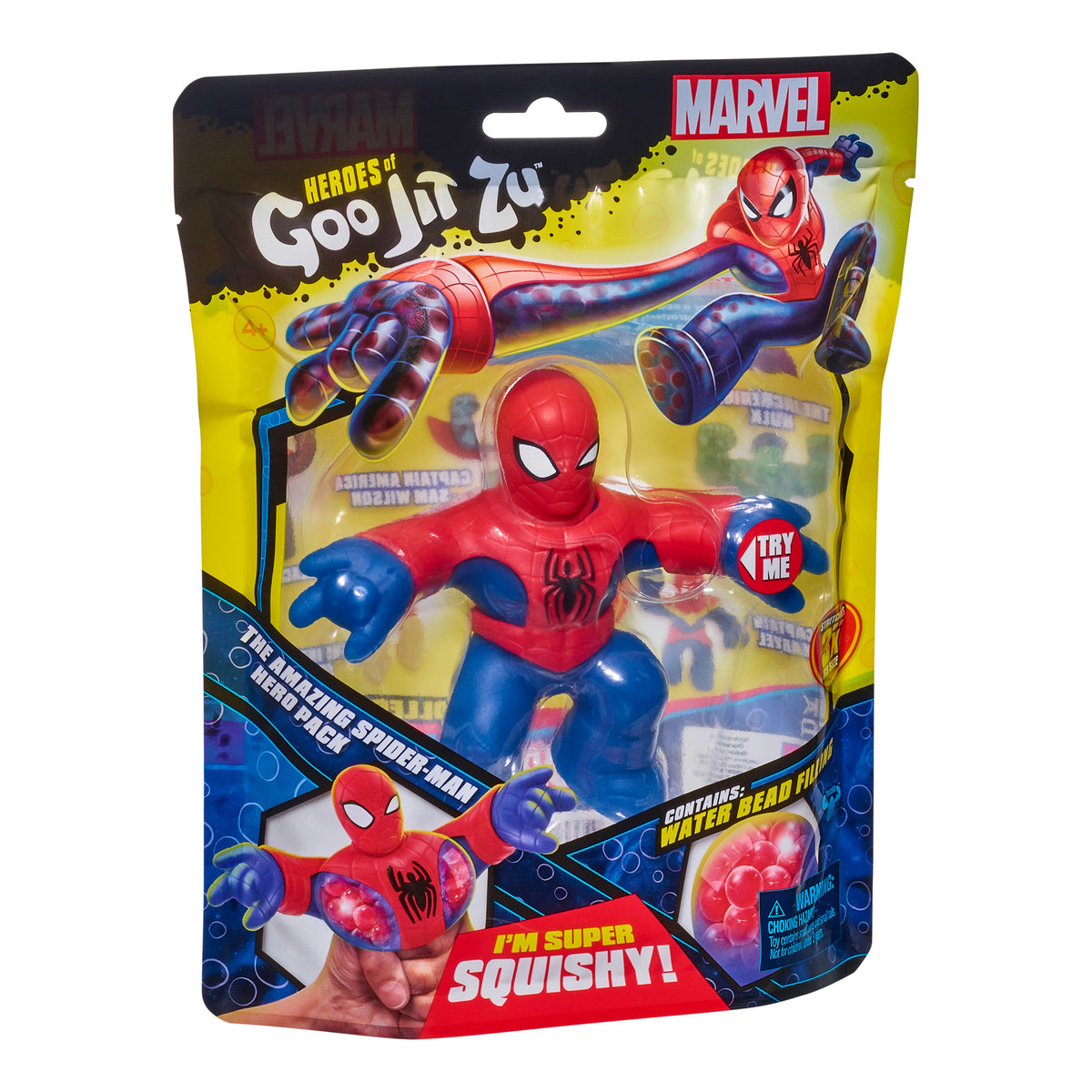 Figurina elastica Goo Jit Zu Marvel The Amazing Spiderman 41367-41368