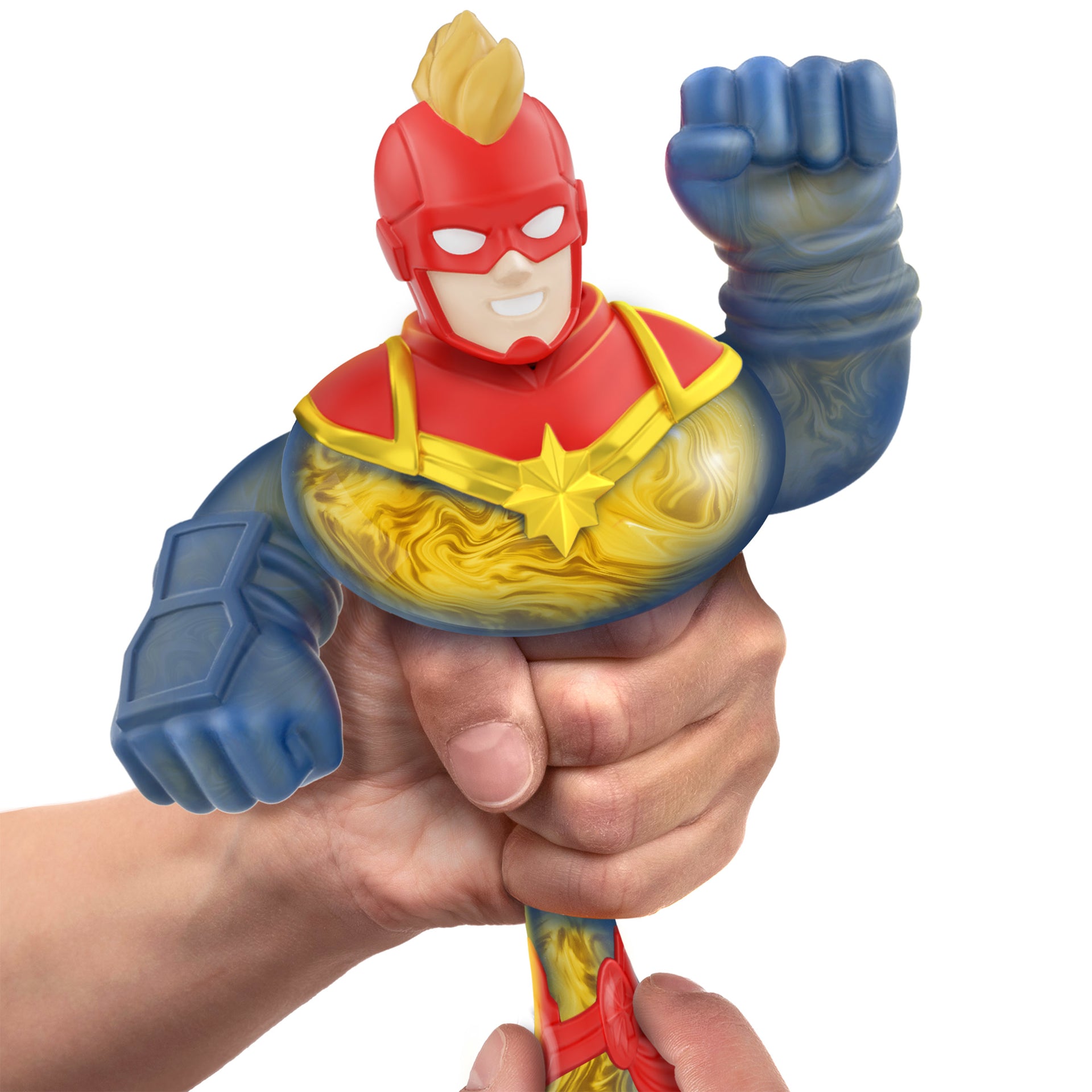 Figurina elastica Goo Jit Zu Marvel Captain Marvel 41367-41487