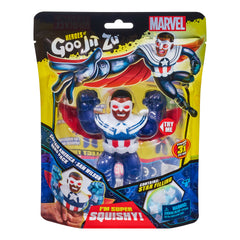 Figurina elastica Goo Jit Zu Marvel Captain Sam Wilson 41367-41371