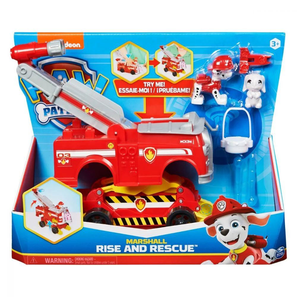 Set masinuta si figurina Paw Patrol, Rise and rescue, Marshall, 20133578