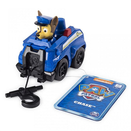 Figurina cu masinuta de politie Paw Patrol - Chase, 20101453