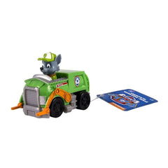 Figurina cu masinuta de curatenie Paw Patrol - Rocky, 20095481