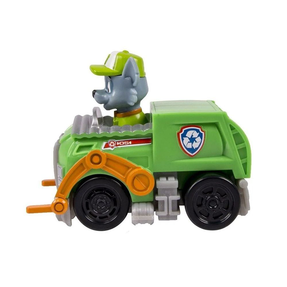 Figurina cu masinuta de curatenie Paw Patrol - Rocky, 20095481