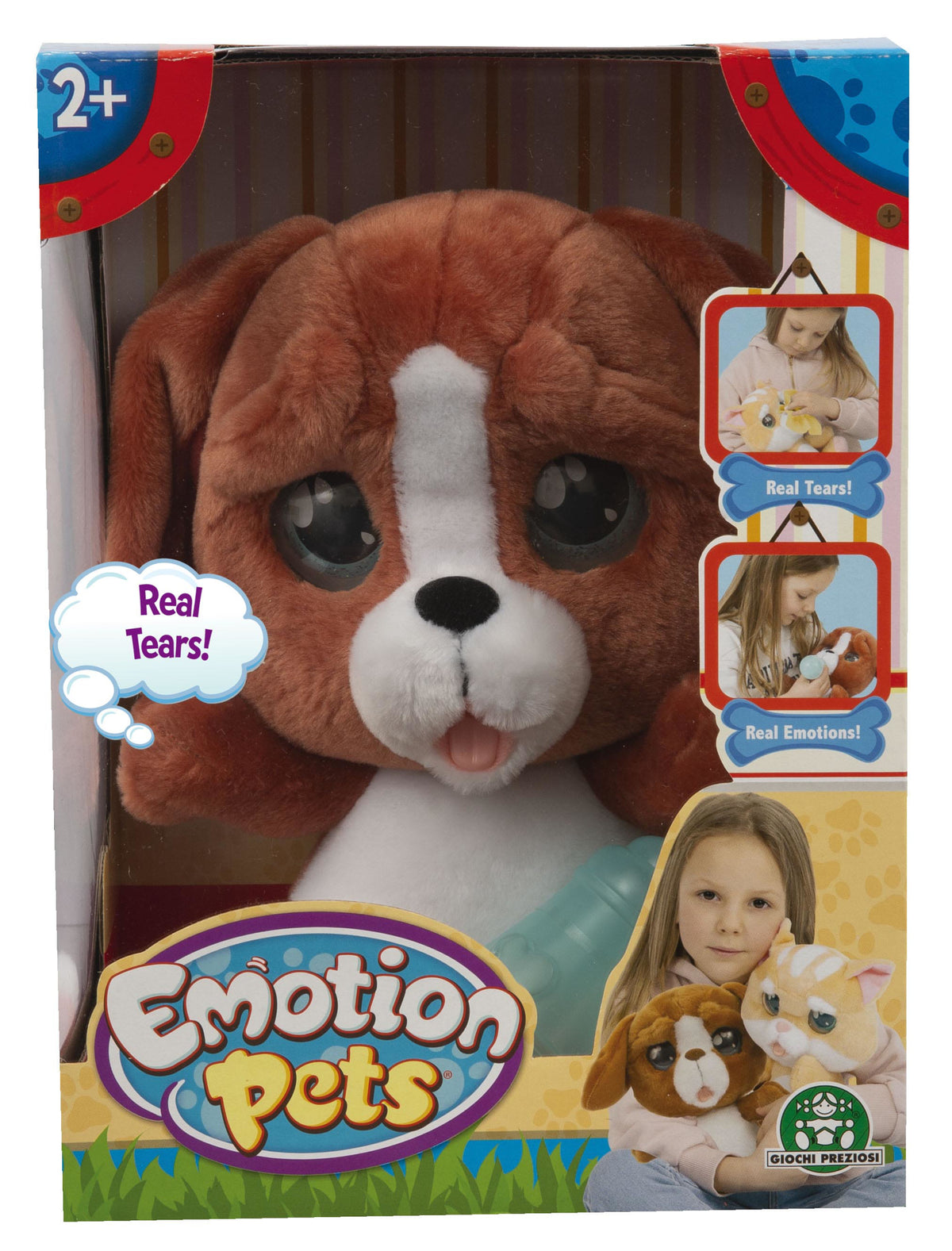 Catel plus plangacios cu lacrimi reale Emotion Pets maro 11100