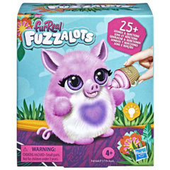 Jucarie interactiva Fuzzalots, porcusor de plus roz, HSF1779R