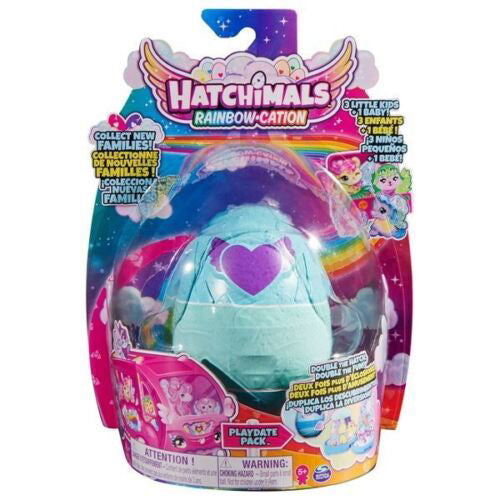 Set de joaca aventura familiei, Hatchimals, SPM6064443