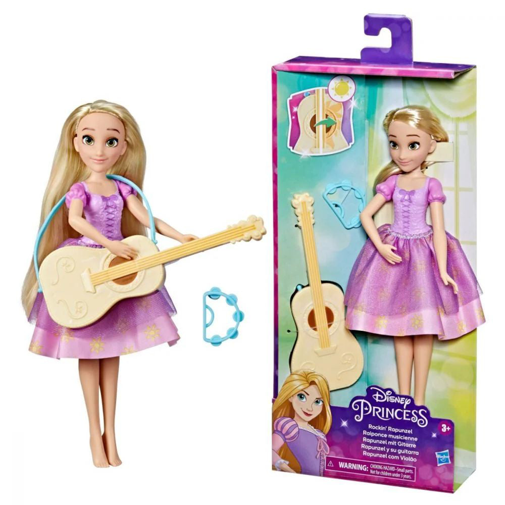 Papusa Disney Princess Rapunzel cu chitara, HSF3379R