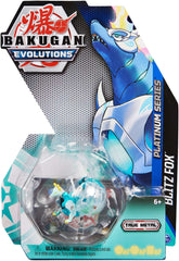 Figurina metalica Bakugan Evolutions Platinum S4, Blitz Fox SPM 20135946