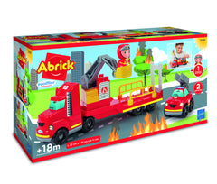 Joc de construit pompieri, Abrick fire truck, Ec 3290